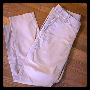 J. Crew Frankie style size 6 tan pants